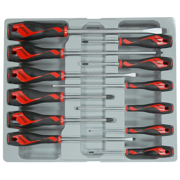 MD912N - 12 Piece Screwdriver Set (Flat, PH, PZ)